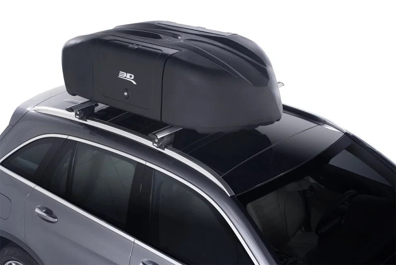 3D MAXpider Traveler Car Roof Box 161.5cm L x 78cm W x 42.2cm H - Black - Installation View