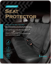 Load image into Gallery viewer, 3D MAXpider Universal Bench Seat Defender - Black - Side View