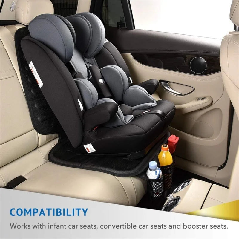 3D MAXpider Universal Child Seat Cover - Black - Installation View