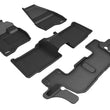 Load image into Gallery viewer, 3D MAXpider W/ 2nd Row Center Console Kagu Black Full Set fits 2017-2019 Ford Explorer - Main Product View