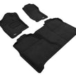 Load image into Gallery viewer, 3D Maxpider 07-13 Chevrolet Silverado 1500 Crew Cab Elegant 1st 2nd Row - Floor Mat Set (Black) - Main Product View