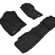 Load image into Gallery viewer, 3D Maxpider 07-14 Chevrolet Tahoe With Bench 2nd Row Elegant 1st 2nd Row - Floor Mat Set (Black) - Main Product View