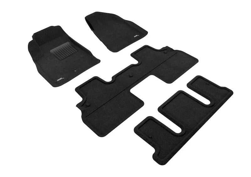 3D Maxpider 08-17 Buick Enclave With Bucket 2nd Row Elegant Black R1 R2 R3 - Main Product View