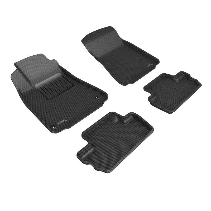 3D Maxpider 09-15 Lexus Is Kagu Floor Mat- Black R1 R2 - Main Product View