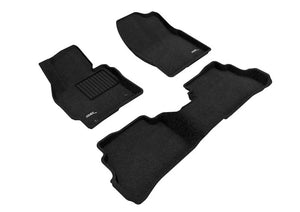 3D Maxpider 13-16 Mazda Cx-5 Elegant Black 1st 2nd Row - Floor Mat Set (Black) - Main Product View