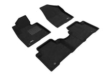Load image into Gallery viewer, 3D Maxpider 13-18 Hyundai Santa Fe Sport Elegant 1st 2nd Row - Floor Mat Set (Black) - Main Product View