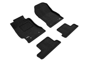 3D Maxpider 13-20 Subaru Brz Elegant 1st 2nd Row - Floor Mat Set (Black) - Main Product View