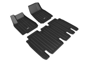 3D Maxpider 16-21 Tesla Model X 5-Seat Elitect Black R1 R2 - Main Product View