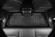 Load image into Gallery viewer, 3D Maxpider 17-21 Tesla Model X Folding 7-Seat Elitect 1st 2nd 3rd Row - Floor Mat Set (Black) - Back View