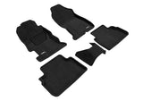3D MAXpider Elegant 1st 2nd Row - Floor Mat Set (Black) fits 2017-2023 Subaru Crosstrek / Impreza