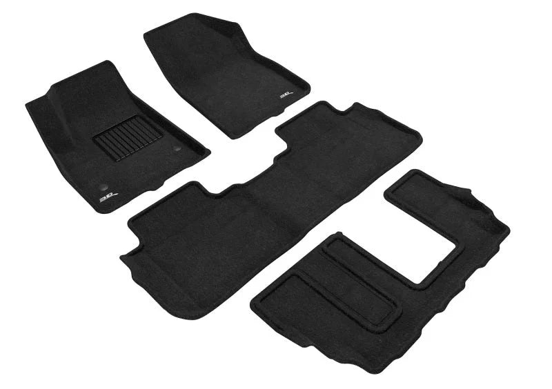 3D Maxpider 17-23 GMC Acadia With Bench 2Nd Row Elegant Black R1 R2 R3 - Main Product View