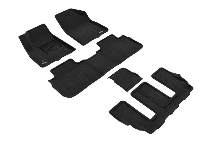 3D Maxpider 17-23 GMC Acadia With Bucket 2Nd Row Elegant Black R1 R2 - Main Product View