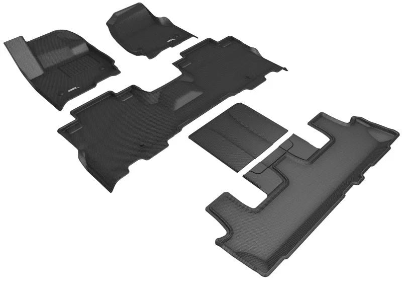 3D Maxpider 18-24 Ford Expedition 7-Seat Kagu Black R1 R2 R3 - Main Product View