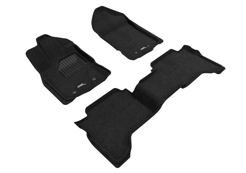 3D Maxpider 19-23 Ford Ranger Supercrew Elegant Black R1 R2 - Main Product View