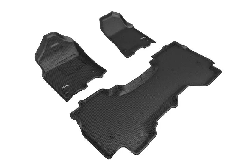 3D Maxpider 19-24 Dodge Ram 1500 Quad Cab W/ Bucket Front Row Kagu Black R1 R2 - Main Product View