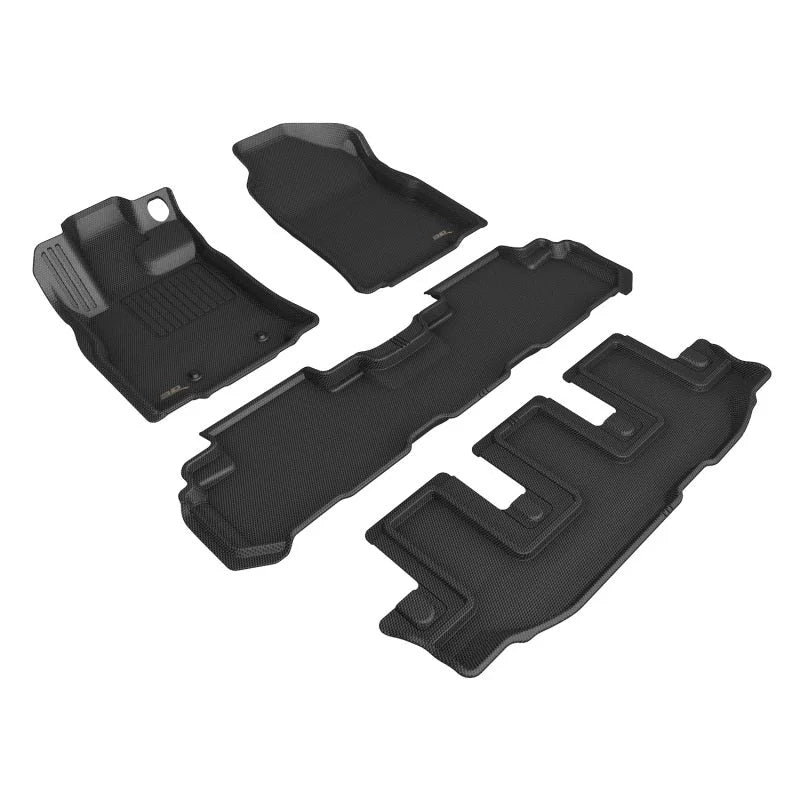 3D Maxpider 19-24 Subaru Ascent Kagu Black Bench Seats R1 R2 R3 - Main Product View