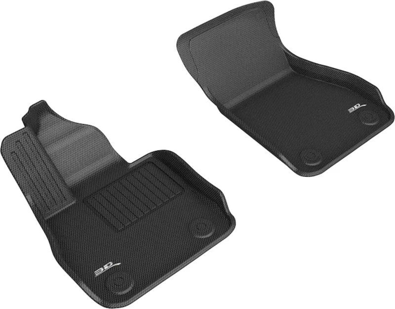3D Maxpider 20-22 BMW 2 Series Gran Coupe Kagu 1st Row Floormat - Black - Main Product View