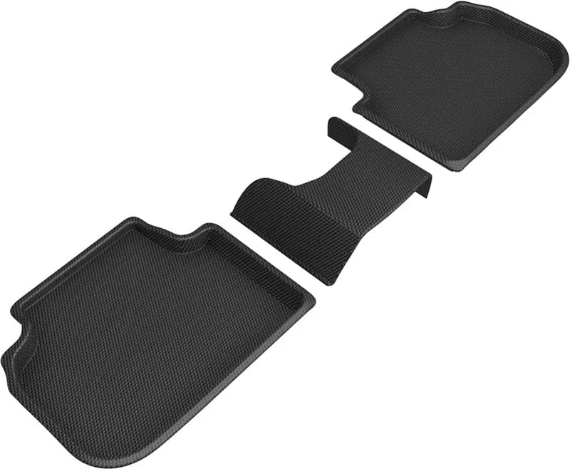 3D Maxpider 20-22 BMW 2 Series Gran Coupe Kagu Second Row Floormat - Black - Main Product View