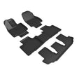 Load image into Gallery viewer, 3D Maxpider 20-22 Toyota Highlander Gasoline 2nd Row Bucket Kagu 1st 2nd 3rd Row - Set (Black) - Main Product View