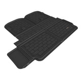3D MAXpider Behind 2nd Row Cross Fold Kagu Black Cargo Liner fits 2021-2025 Tesla Model X - Check Fitment Details
