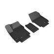 Load image into Gallery viewer, 3D Maxpider 2023+ Hyundai Ioniq 5 Limited Kagu 1st Row Floormat - Black - Main Product View