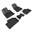 Load image into Gallery viewer, 3D Maxpider 2023+ Volvo C40 Recharge Kagu Floor Mat- Black R1 R2 R3 - Main Product View