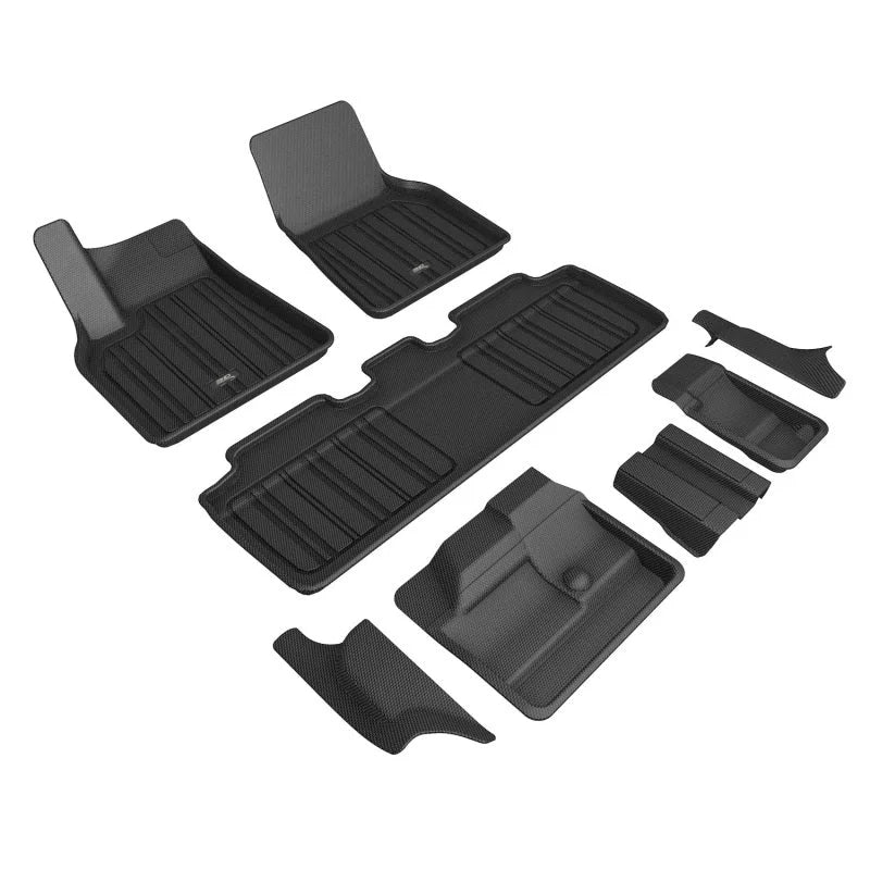 3D Maxpider 21-22 Tesla Model Y 7-Seat Elitect Black R1 R2 R3 - Main Product View
