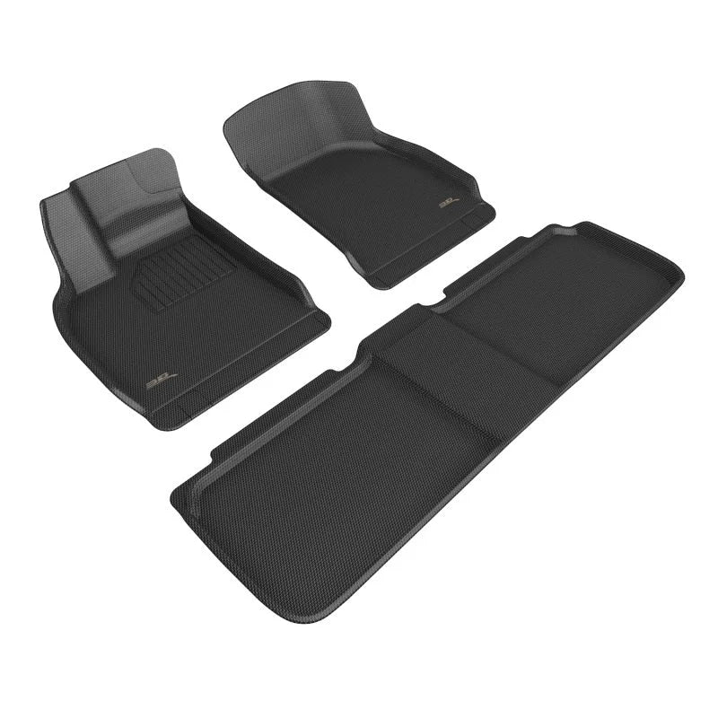 3D Maxpider 22-23 Lucid Air Kagu Floor Mat- Black R1 R2 - Main Product View