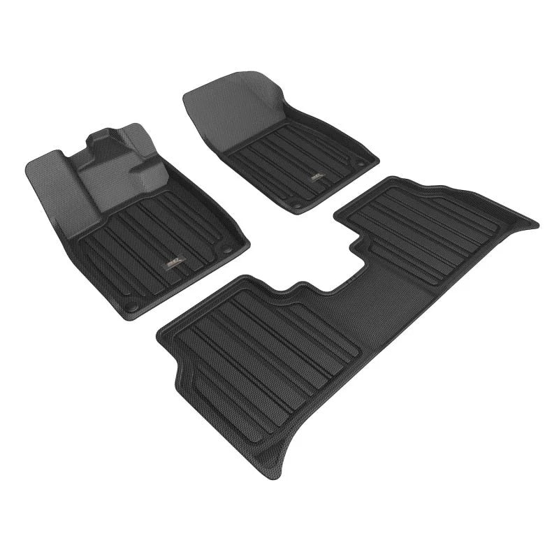 3D Maxpider 22-23 Volkswagen Id.4 Elitect Floor Mat- Black R1 R2 - Main Product View