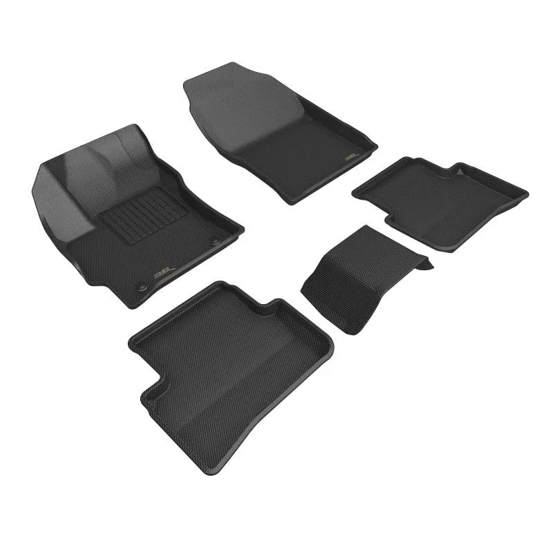 3D Maxpider 23-24 Toyota GR Corolla Kagu Floor Mat- Black R1 R2 - Main Product View