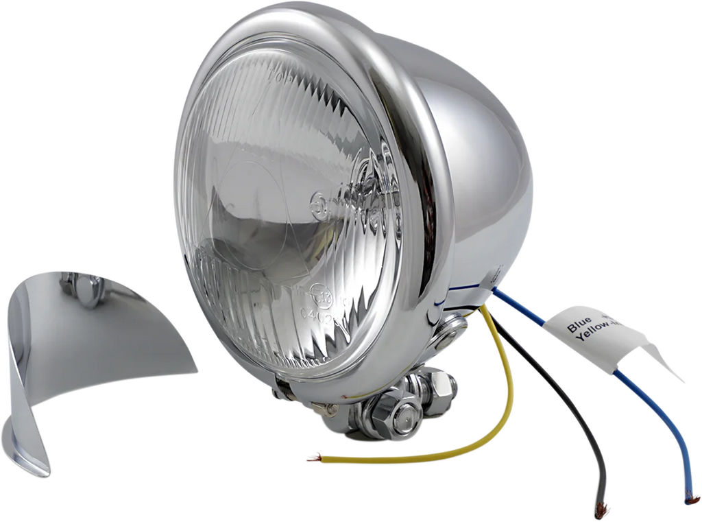 4 1/2" Spotlight with Visor H-3 DragSpecialties 20-0026-BX-LB2 - Main Product View