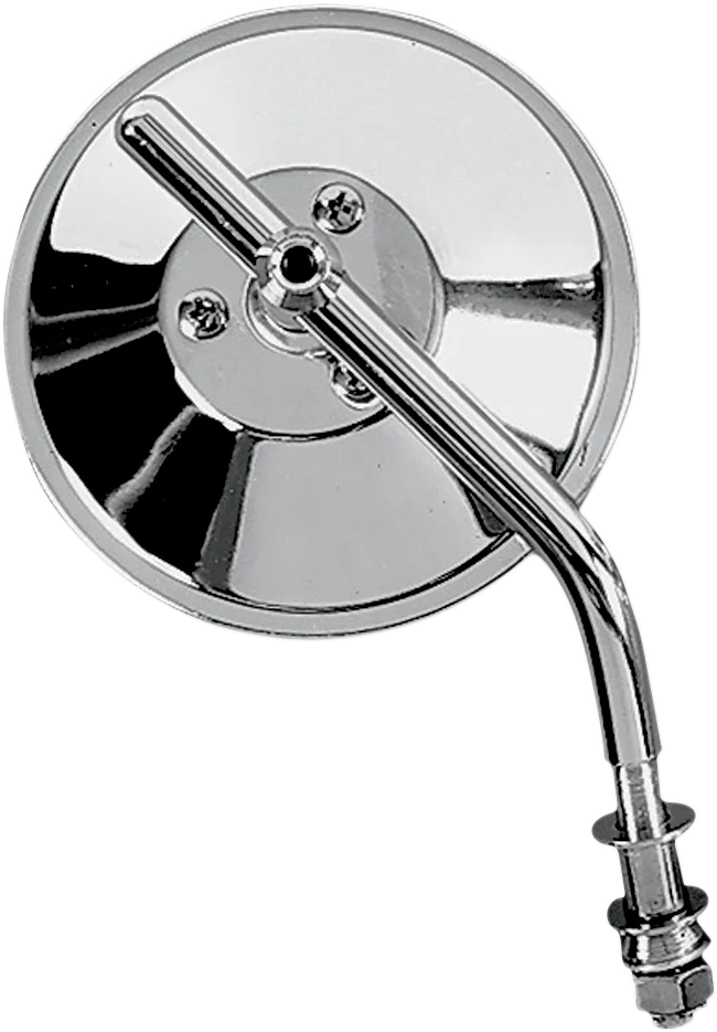 4" Round Mirror - Adjustable Stem DragSpecialties KA-1-BC4 - Main Product View