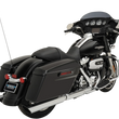 Load image into Gallery viewer, 4" Slashdown Slip-On Mufflers - Chrome DragSpecialties H00967 - Back View
