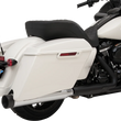 Load image into Gallery viewer, 4" Slip-On Mufflers with Billet End Caps - Chrome/Black DragSpecialties H00971 - Main Product View