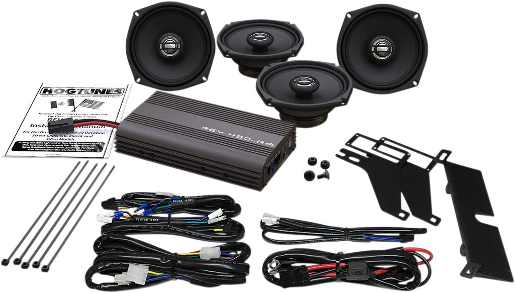 4-Speaker/200W Amplifier Kit Hogtunes REV 450U KIT-AA - Main Product View