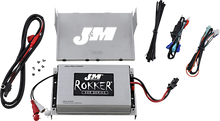 Load image into Gallery viewer, 400 W 2-Channel Amp Kit - '15-'20 Road Glide J&amp;M JAMP-400HR15 - Side View