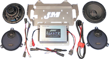 Load image into Gallery viewer, 400 W 2-Channel Amplifier/Speaker Kit - '14-'23 FLHX/FLHTK/FLHCUTG J&amp;M RKT6-400HC14 - Main Product View