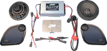 Load image into Gallery viewer, 400 W 2-Channel Amplifier/Speaker Kit - '15-'23 FLTRX/FLTRU/RG3 J&amp;M RKT6-400HR15 - Main Product View