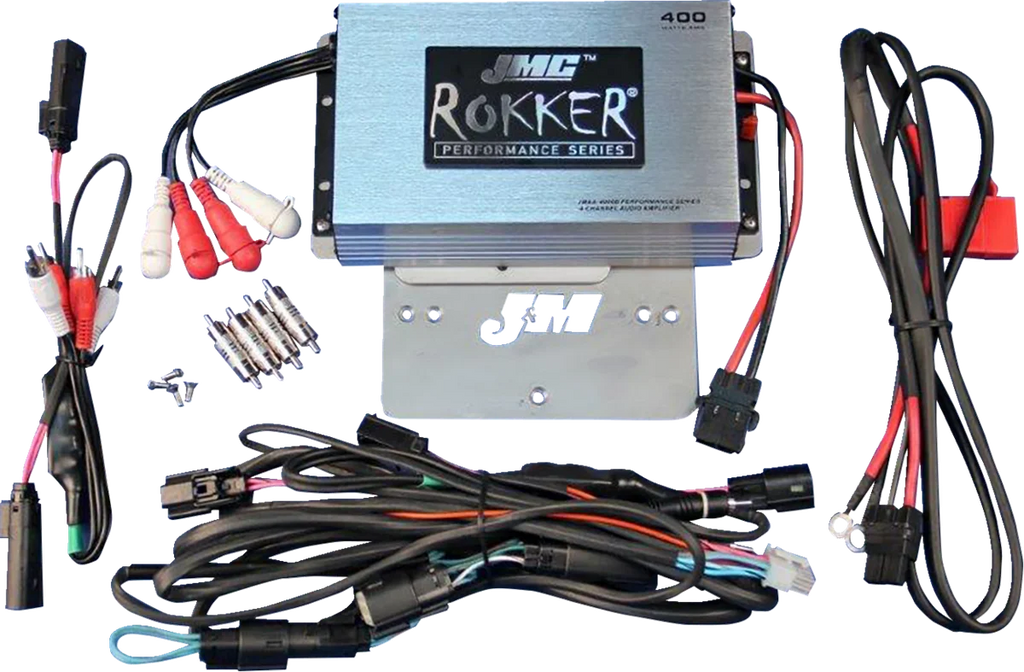 400 W 4-Channel Amplifier Kit -'16-'23 FLTRU/FLTRK J&M JMA6-400HR16-UL - Main Product View