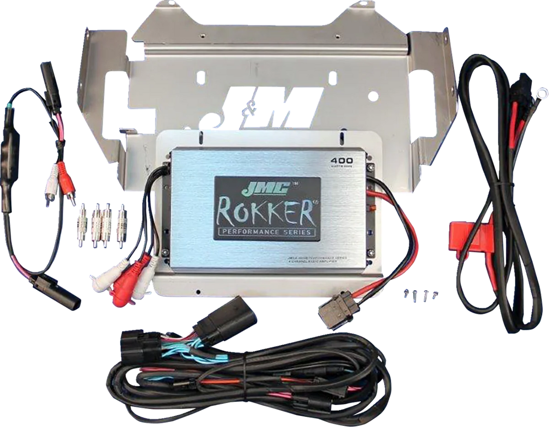 400 W 4-Channel Amplifier Kit -'16-'23 FLTRU/FLTRK J&M JMA6-400HR16-UL - Detail View