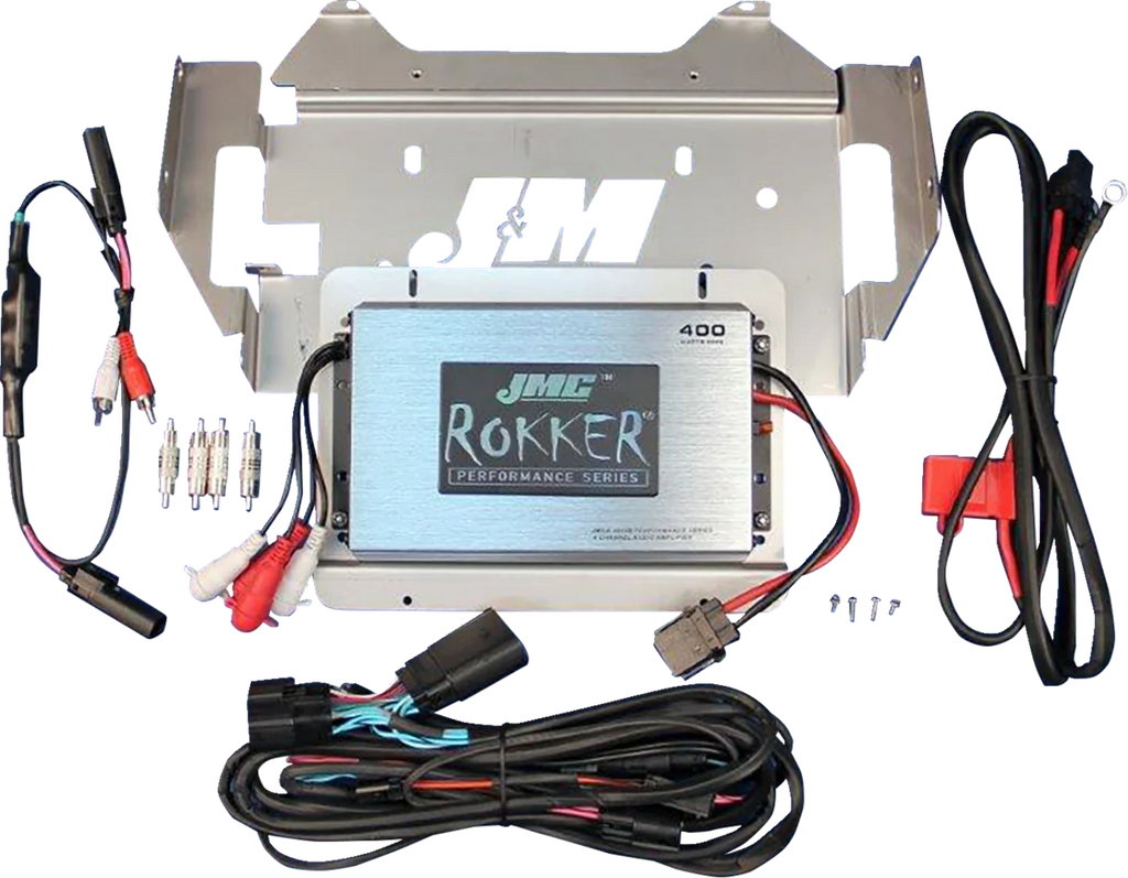 400 W 4-Channel Amplifier Kit -'16-'23 FLTRU/FLTRK J&M JMA6-400HR16-UL - Detail View