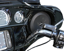Load image into Gallery viewer, 400 W 4-Channel Amplifier/Speaker Kit - '14-'23 FLHTK/FLHT/FLHCUTG J&amp;M RKT6-400HC14-UL4 - Back View