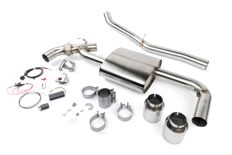 Dinan Valved Axleback Exhaust - Polished Tips fits Mini Cooper / 2017-2024 Mini Cooper Clubman / 2017-2024 Mini Cooper Countryman