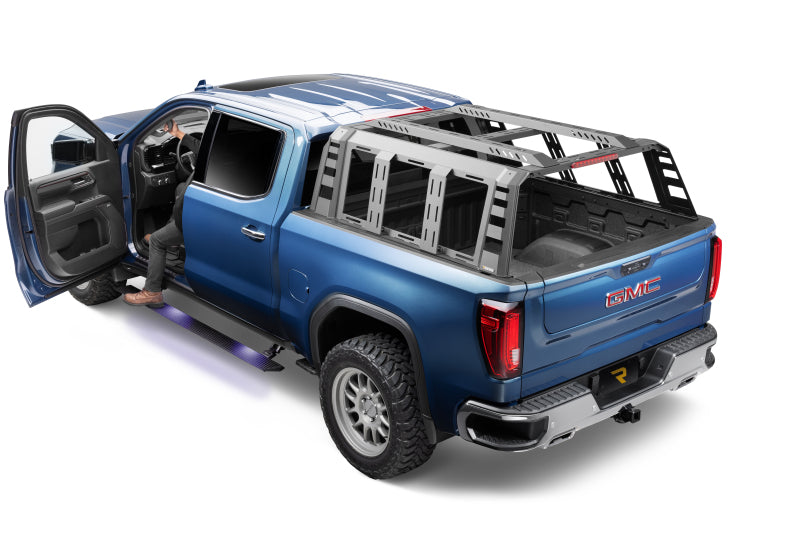 RealTruck 19-25 Chevy Silverado 1500 CC 4dr VoltStep Electric Running Board Kit - Tex. Blk