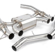 Load image into Gallery viewer, Dinan Valved Axleback Exhaust System - Black Tips fits 2021-2026 BMW M3 / BMW M3/M4 / 2021-2026 BMW M4