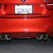 Load image into Gallery viewer, Dinan Free Flow Axleback Exhaust System - Black Tips fits 2015-2018 BMW M3 / 2015-2020 BMW M4