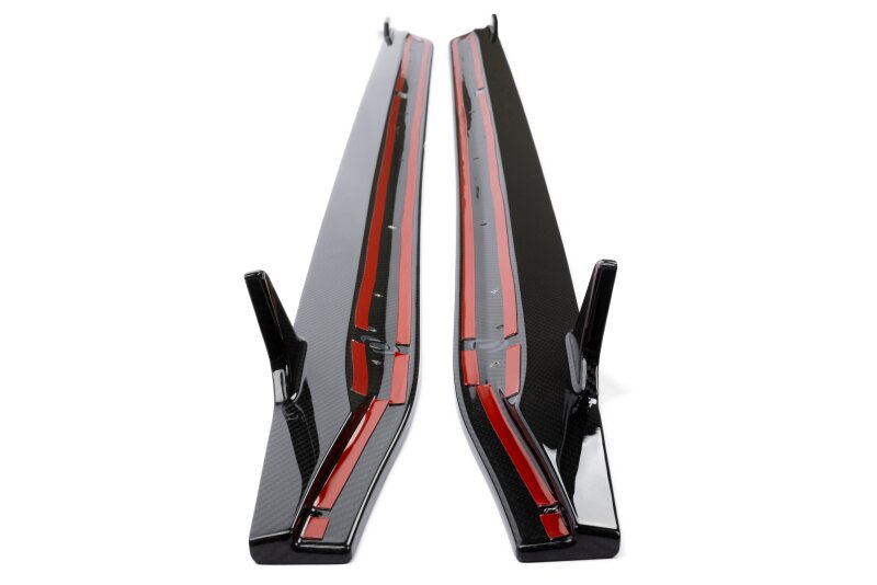 Dinan Carbon Fiber Side Skirts - Set fits BMW M3 / 2021-2026 BMW M3 / 2022-2026 BMW M3 Competition xDrive