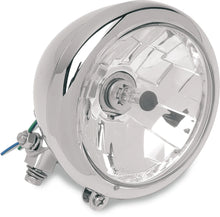 Load image into Gallery viewer, 5-3/4" Head Light - Clear Lens - Chrome DragSpecialties 20-0433 - Main Product View