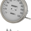 Load image into Gallery viewer, 5" MPH FL-Style 1:1 Speedometer - '36-'40 White Face DragSpecialties 70842M - Main Product View