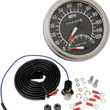 Load image into Gallery viewer, 5" MPH FL-Style 2:1 Speedometer with Tach - '68-'84 Black Face DragSpecialties 72418M - Main Product View